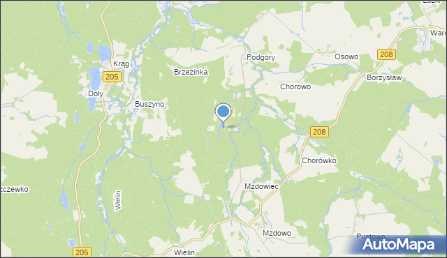 mapa Podgóry Kolonia, Podgóry Kolonia na mapie Targeo